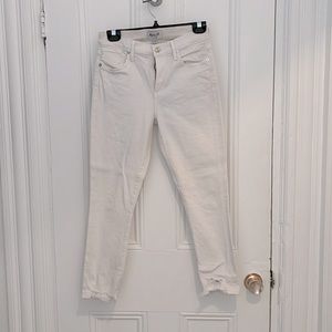 Premium Agolde white high waisted slim fitted jeans size 26